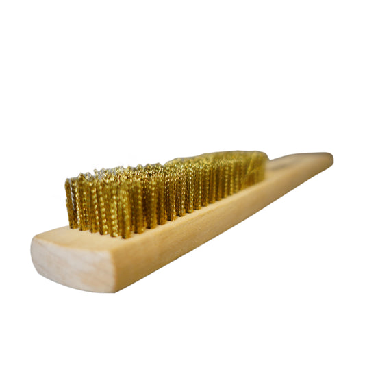 Escobilla de Bronce y Madera